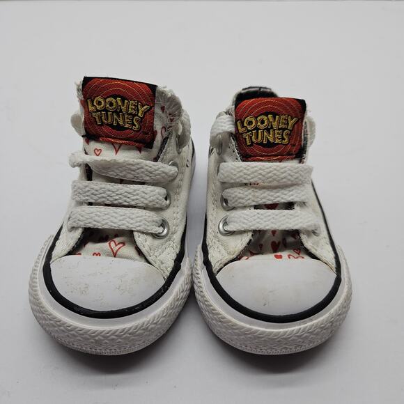Converse Chuck Taylor All Star Looney Tunes X Pepe Le Pew Infants Sz 3 - Picture 3 of 8